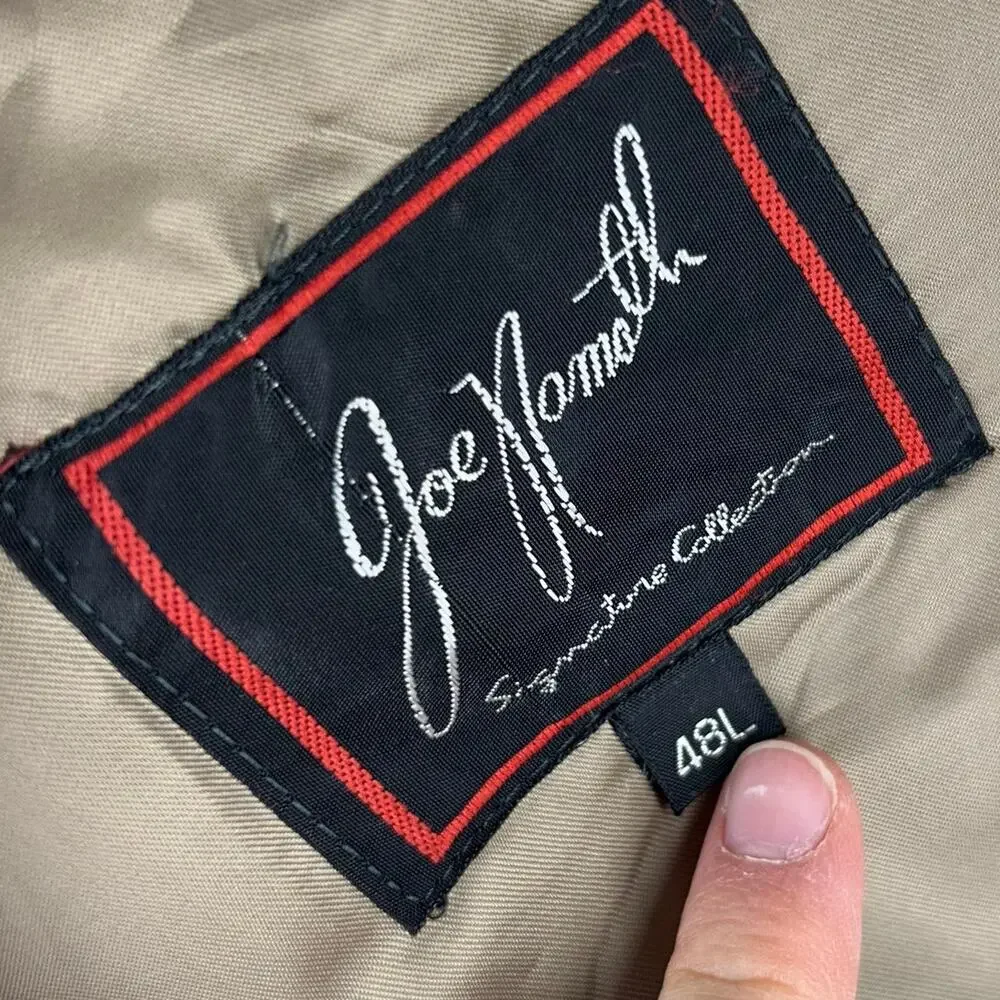 Joe Namath Signature Collection Vintage 80s Tan Corduroy Blazer 48L